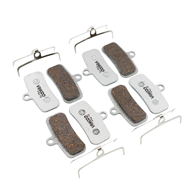 

COOMA SPORT 4 Pairs Ex Plus Bicycle Disc Brake Pads For SHIMANO XTR,DEORE XT,SLX,DEORE,SAINT,ZEE,Alu-Alloy Backing