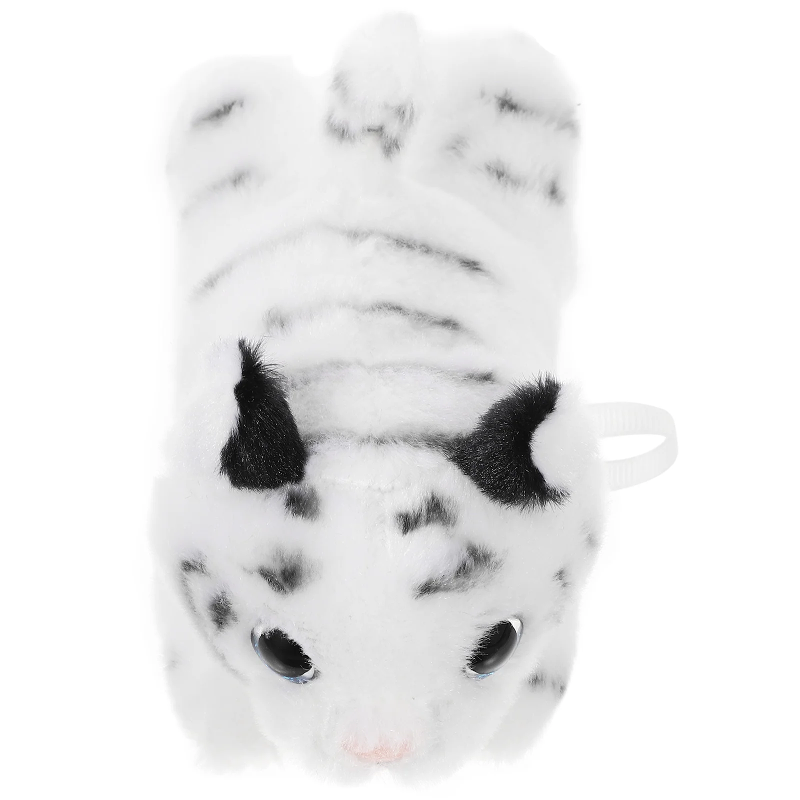

Stuffed Tiger Model White Animal Shoulder Cosplay Accessory Pp Cotton Prop