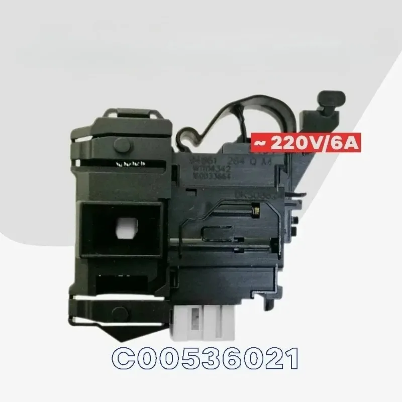 Фото Замок дверцы стиральной машины Indesit, Ariston, Whirlpool, запчасти 488000536021, 510057, 48800051005, C00536021 №2