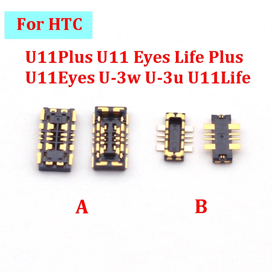 2 шт. батарея FPC разъем гибкий кабель штекер Conatct разъем на плате для HTC U11Plus U11 Eyes Life Plus U11Eyes U-3w U11Life
