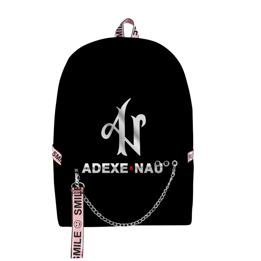 

Kawaii Youthful School Bags Unisex Adexe & Nau Travel Bag 3D Print Oxford Waterproof Notebook Trendy Shoulder Backpacks