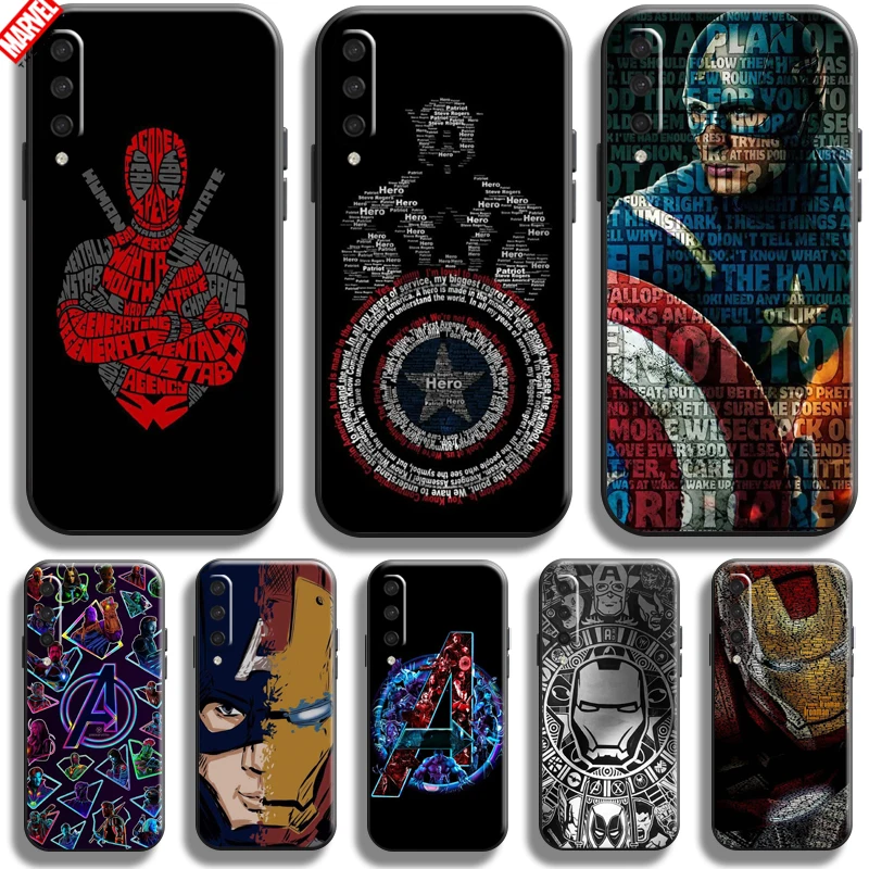 

Marvel Avengers Phone Case For Xiaomi Mi A3 6.09 Inch Black Carcasa Silicone Cover Coque Back Soft TPU