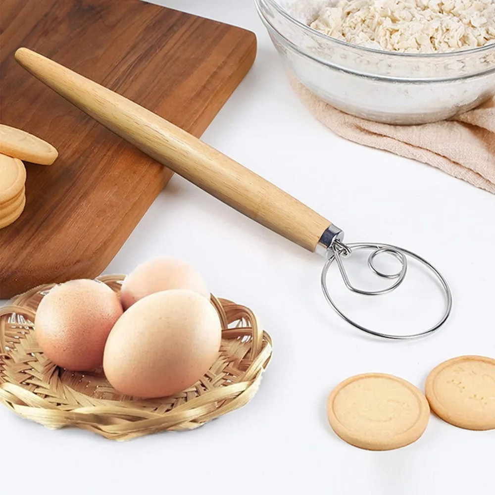 Single/Double Circle Kitchen Baking Practical Household Durable Egg Beater Flour Mixer Pastry Blender Dough Whisk