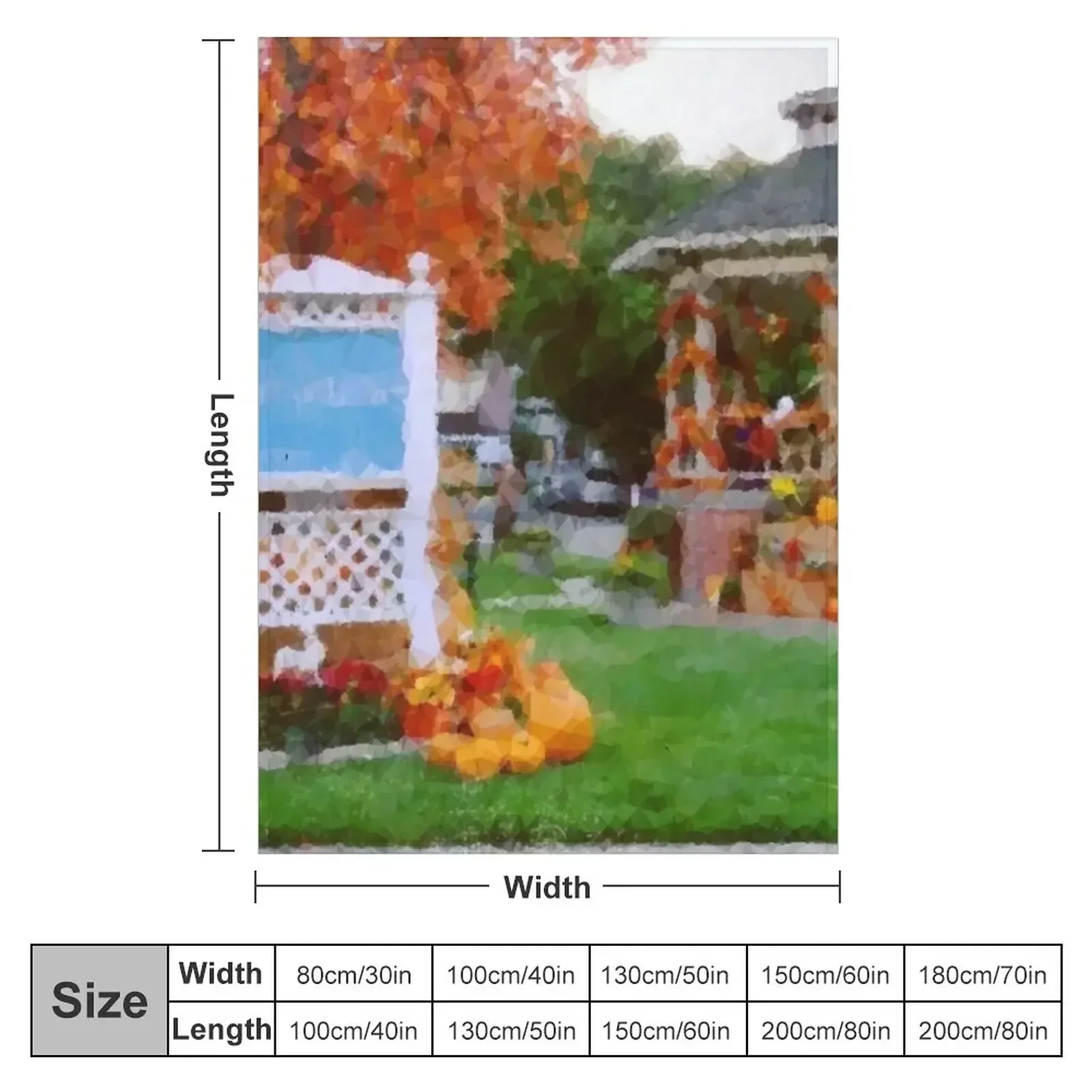 Беседка - Town Square осеннее одеяло пляжное фланелевое для косплея аниме одеяла