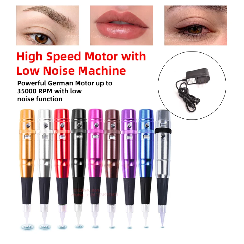 

High Quality Professional Wireless Rechargeable Tattoo Gun Pen Beauty Skin Care Tool Portable Home Safety Tattoo Gun Tool Pen
