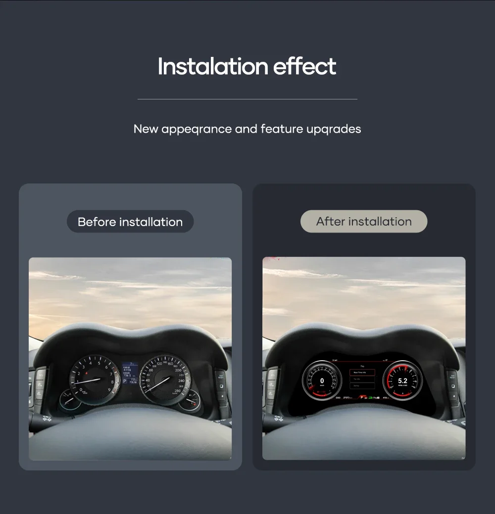 Цифровая плата автомобиля ЖК-дисплей приборной панели для Infiniti Q70 2013-2019 Linux