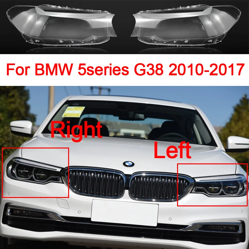 For BMW 5 Series G30 G38 520 523 525 528 530 2017-2020 Headlights Shell Transparent Cover Lampshade Headlamp Lens Shade For BMW 5 Series G30 G38 520 523 525 528 530 2017-2020 Headlights Shell Transparent Cover Lampshade Headlamp Lens Shade