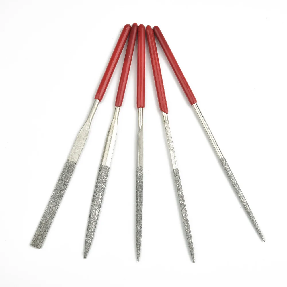 

Ceramic Glass Stone Needle Files 5pcs Set Tools Wood Carving Craft Metal Jeweler Pack Useful Accessory Suitable