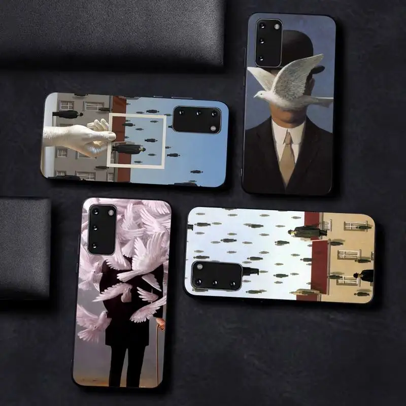 

Rene Magritte Phone Case For Samsung S 20 21 22 23 plus Ultra for Redmi Note 8 9 10 11 for Huawei Y 5 6 9