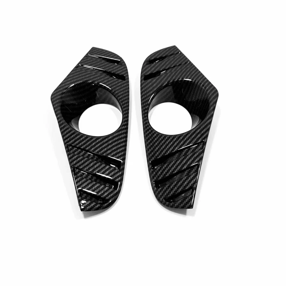 

Для Toyota RAV4 RAV 4 2019-2022 гг., крышка передней противотуманной фары из углеродного волокна, накладка, противотуманная фара, защитная рамка, наклейка для стайлинга автомобиля