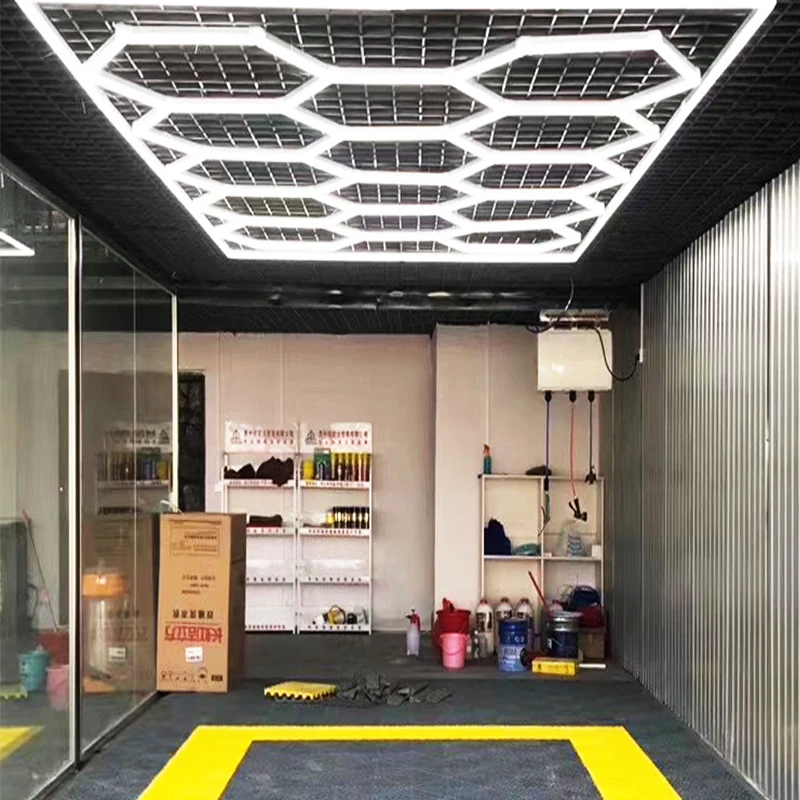 Светодиодная лампа ZK20 с шестигранным освещением для гаража 110-240 В