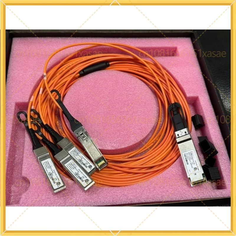 Фото Оптоволоконный трансивер Finisar 40G на 4x10G, оптоволоконный кабель AOC 10 м FCBN510QE2C10-HW №1