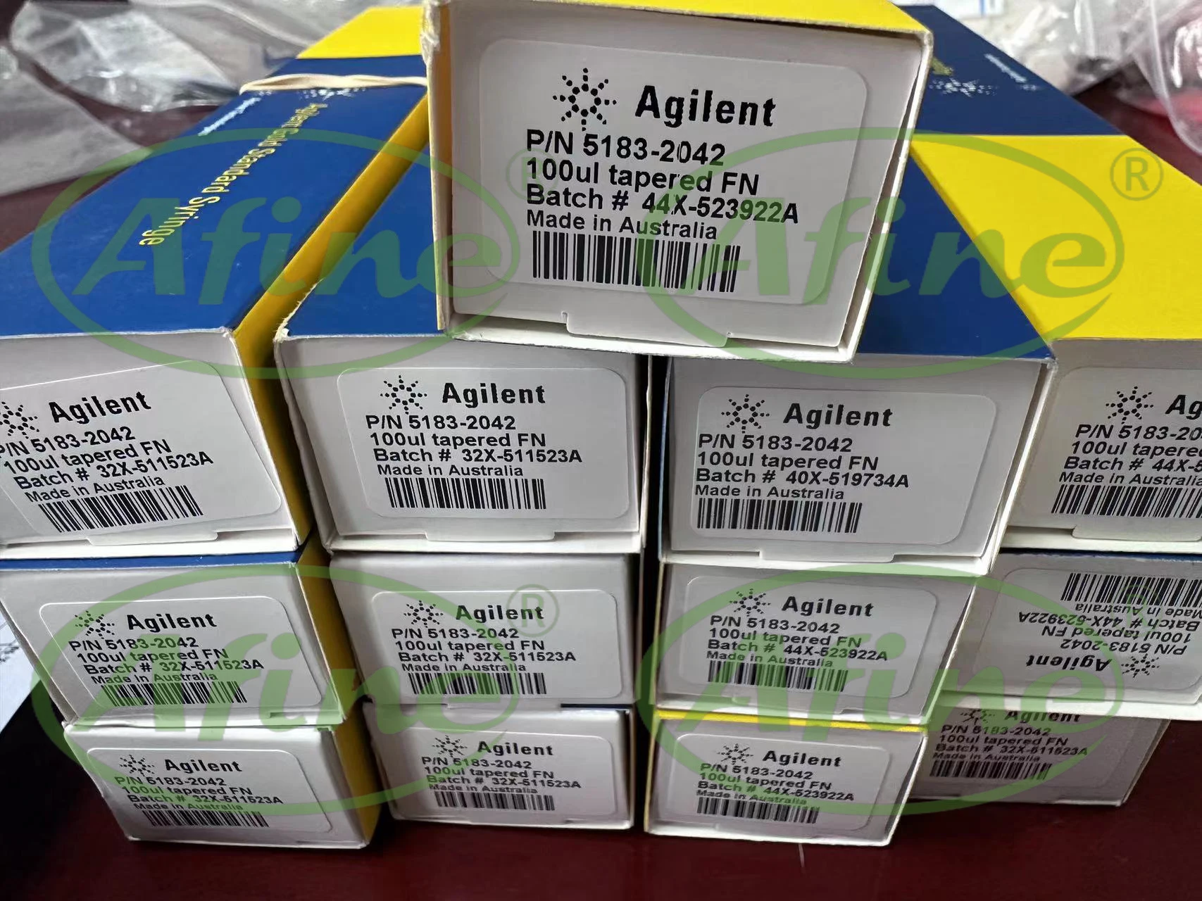 Шприцы AFINE Agilent GC Autosampler 5183-2042 Шприц ALS 100 мкГЛ фиксированный наконечник 23–26
