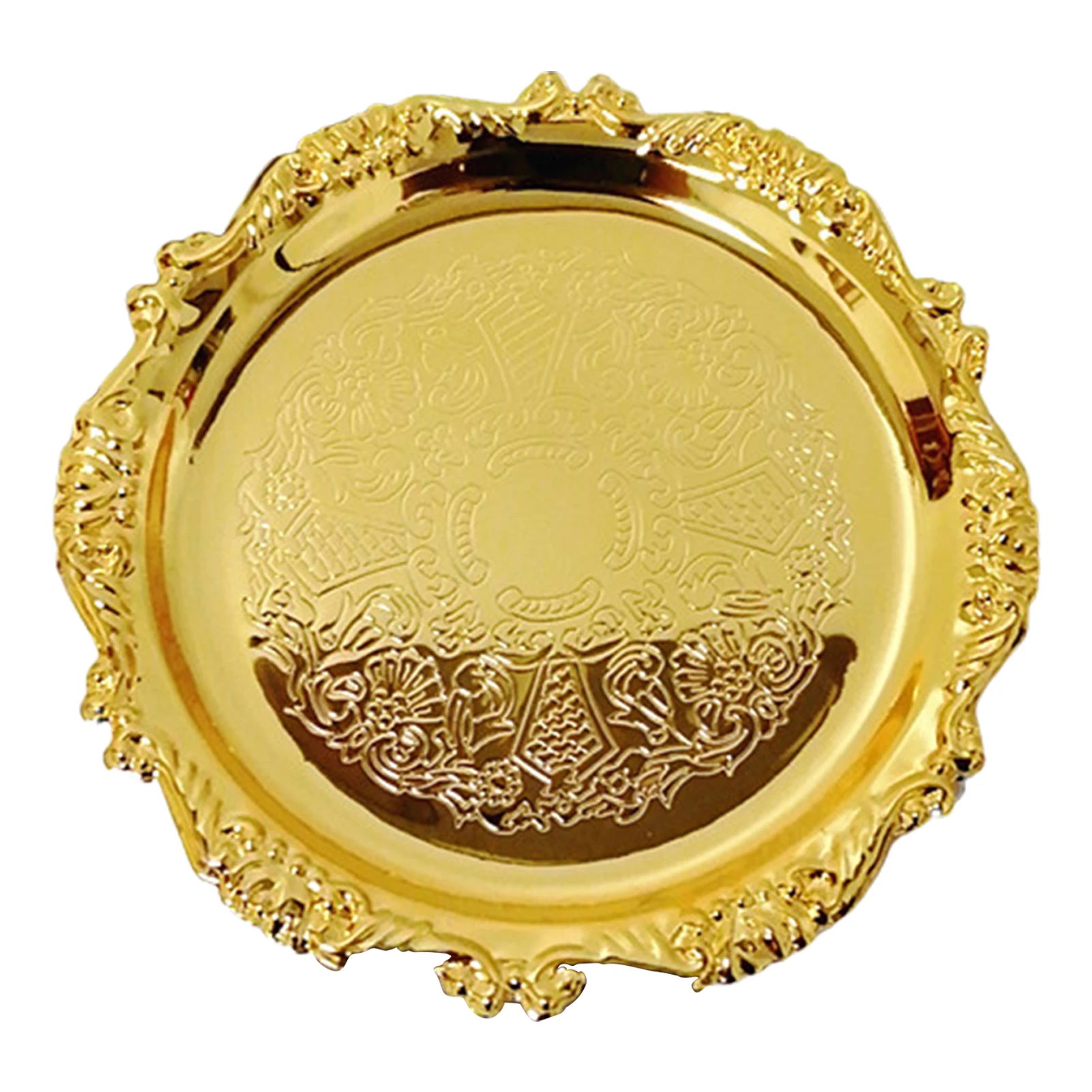 Металлический поднос для декора стола в гостиную Штабелируемый органайзер