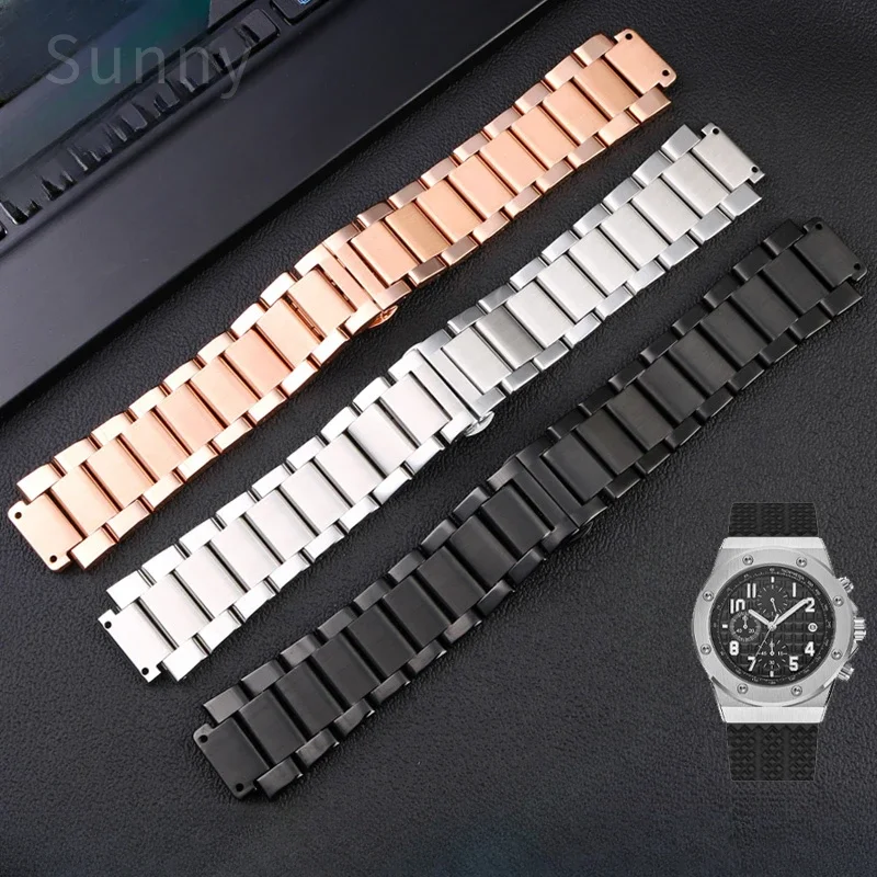 Для Hublot Yubo мужские сменные аксессуары Big Bang Classic Fusion King Supreme складная пряжка 21x13 24x17
