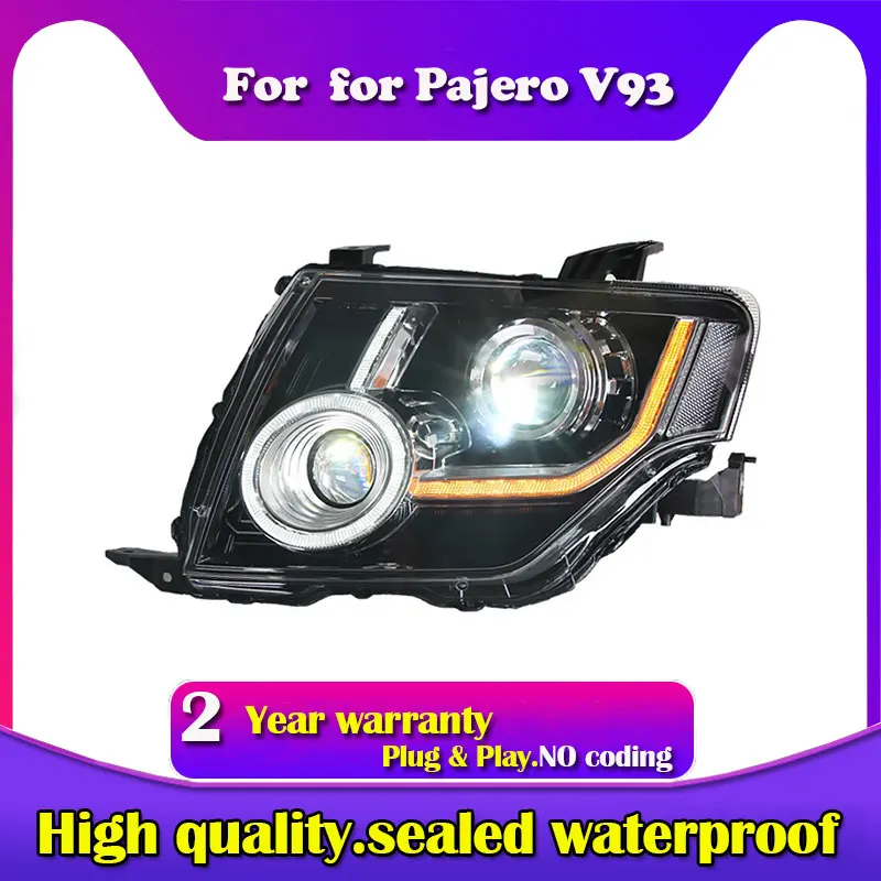 

2006-2020 Car Styling for Pajero V93 Headlights V97 LED Headlight Montero V87 V95 Dynamic Signal Animation DRL Accessories