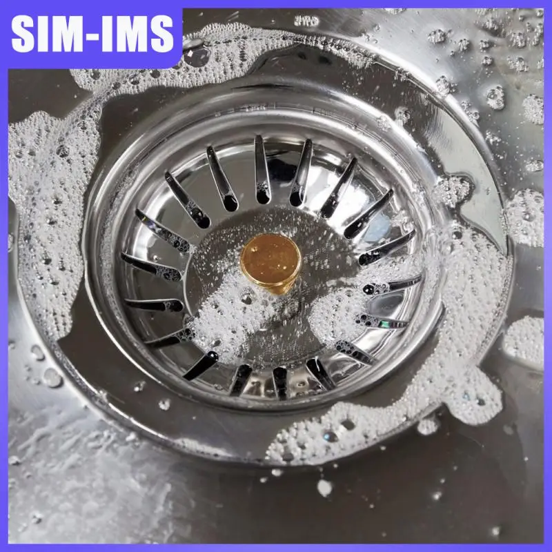 

1PC Metal Kitchen Sink Replacement - DRAIN Waste PLUG Basin Stainer Filter Basket Anti-blocking Of Kitchen Sink Filter Dropship