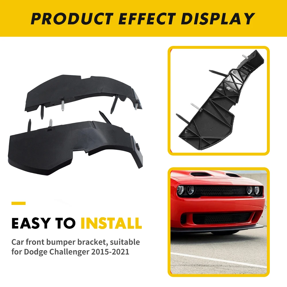 1 пара передних опорных кронштейнов для бампера фиксатор крышки Dodge Challenger GT SRT R/T SXT