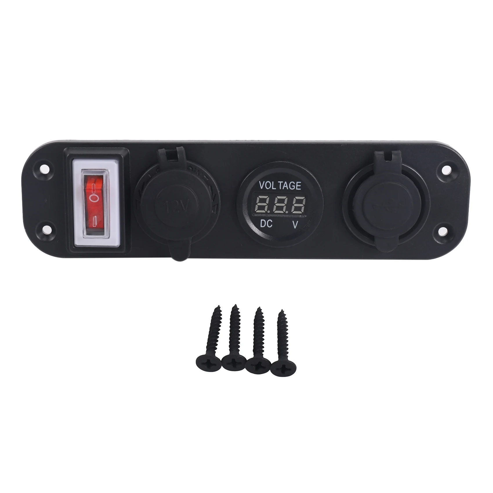 4 в 1 двойное зарядное устройство QC3.0 C-Igarette гнездо прикуривателя Цифровой