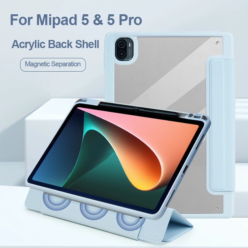 Чехол для Xiaomi Mi Pad 5 Pro детский Магнитный чехол планшета MiPad 2021 11 дюймов с