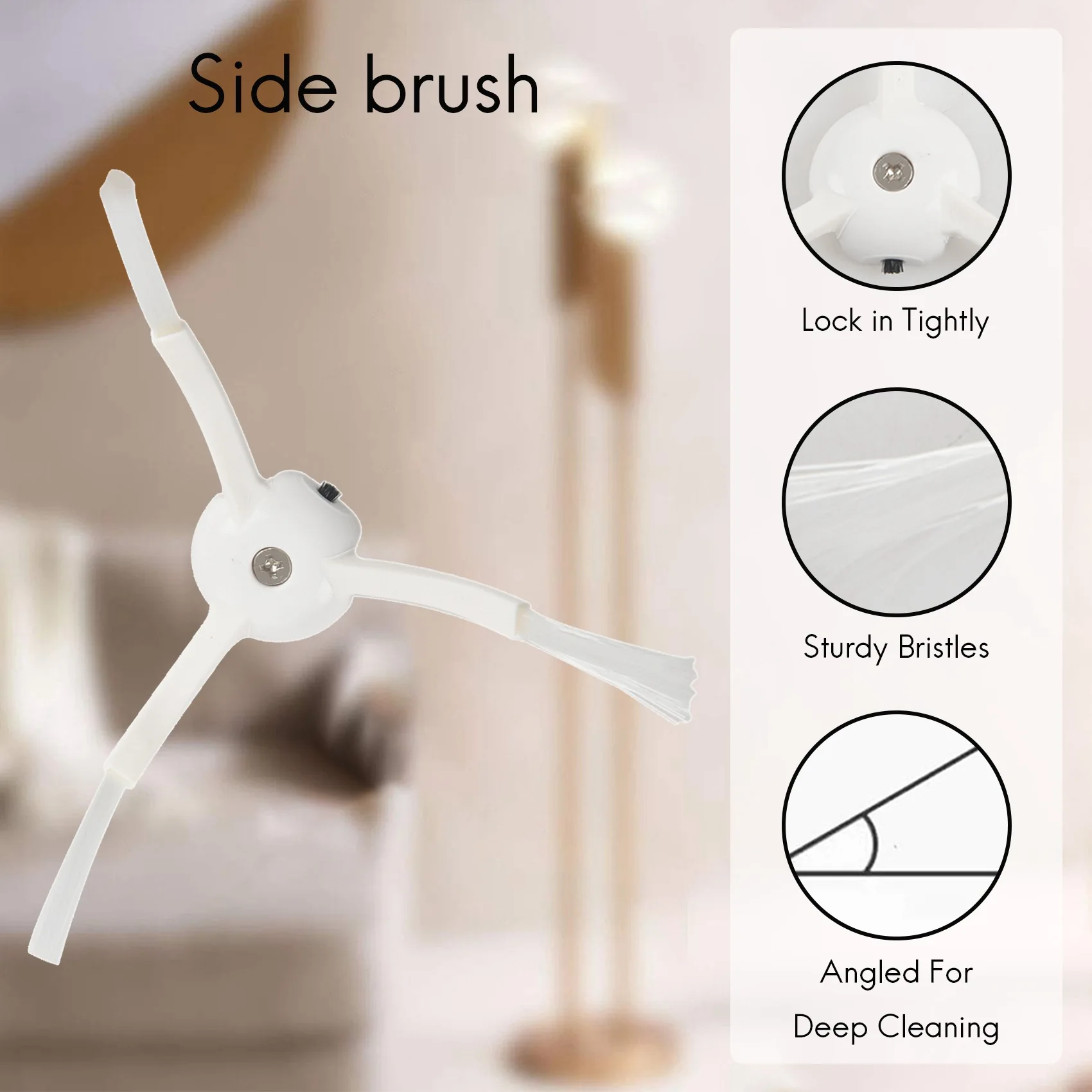 Запчасти для робота-пылесоса Xiaomi 2 Roborock S50 Mi 6 боковых щеток 4 Hepa-фильтра и главных