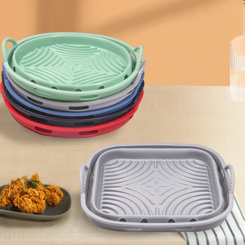 

Silicone Baking Tray Repeatable Air Fried Pot Pad Silicone Modern Simplicity Convection Multi-functional Silicone Barbecue Pad