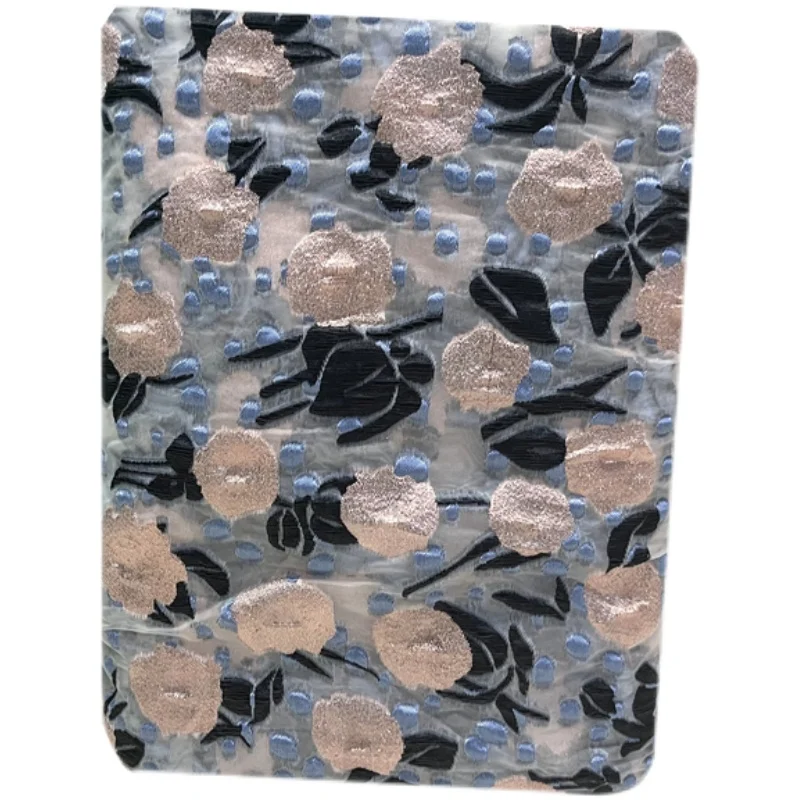 Элегантное платье из органзы с объемными цветами в европейском и американском