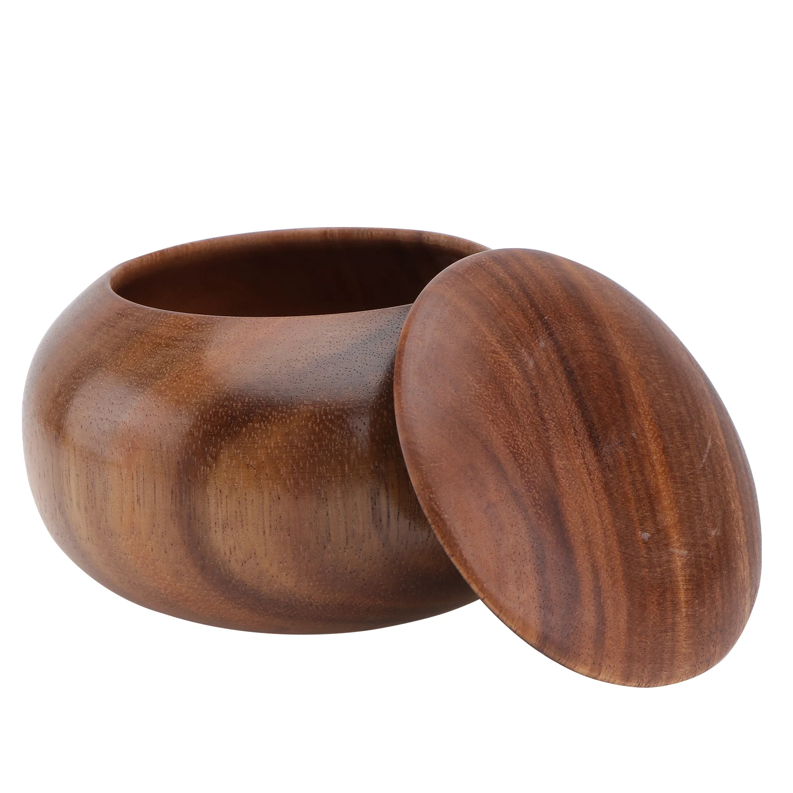 

Acacia Mangium Chess Jar Weiqi Storage Container Game for Go with Lid Simple Wooden