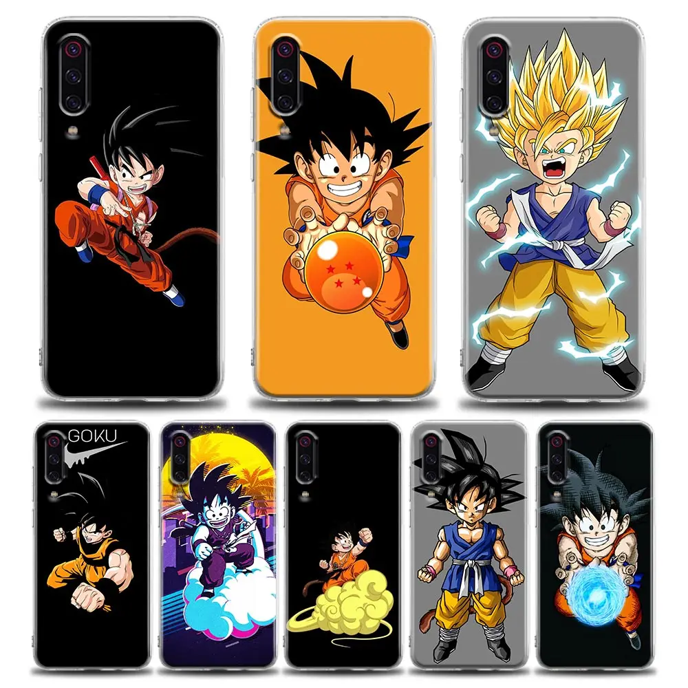 

Clear Phone Case for Xiaomi Mi 11 10 Lite 10T Note 10 Mi 9 SE 11T Pro Poco X2 M3 F3 X3 M4 TPU Dragon Ball Z Of Son Goku