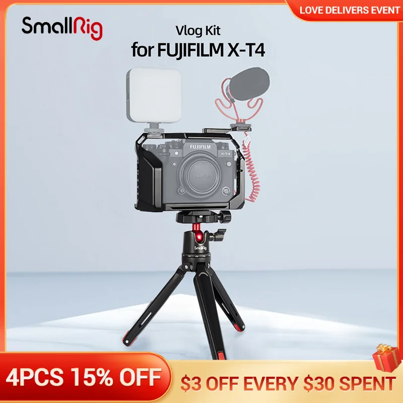 

SmallRig Vlog Kit KGW116 для FUJIFILM X-T4