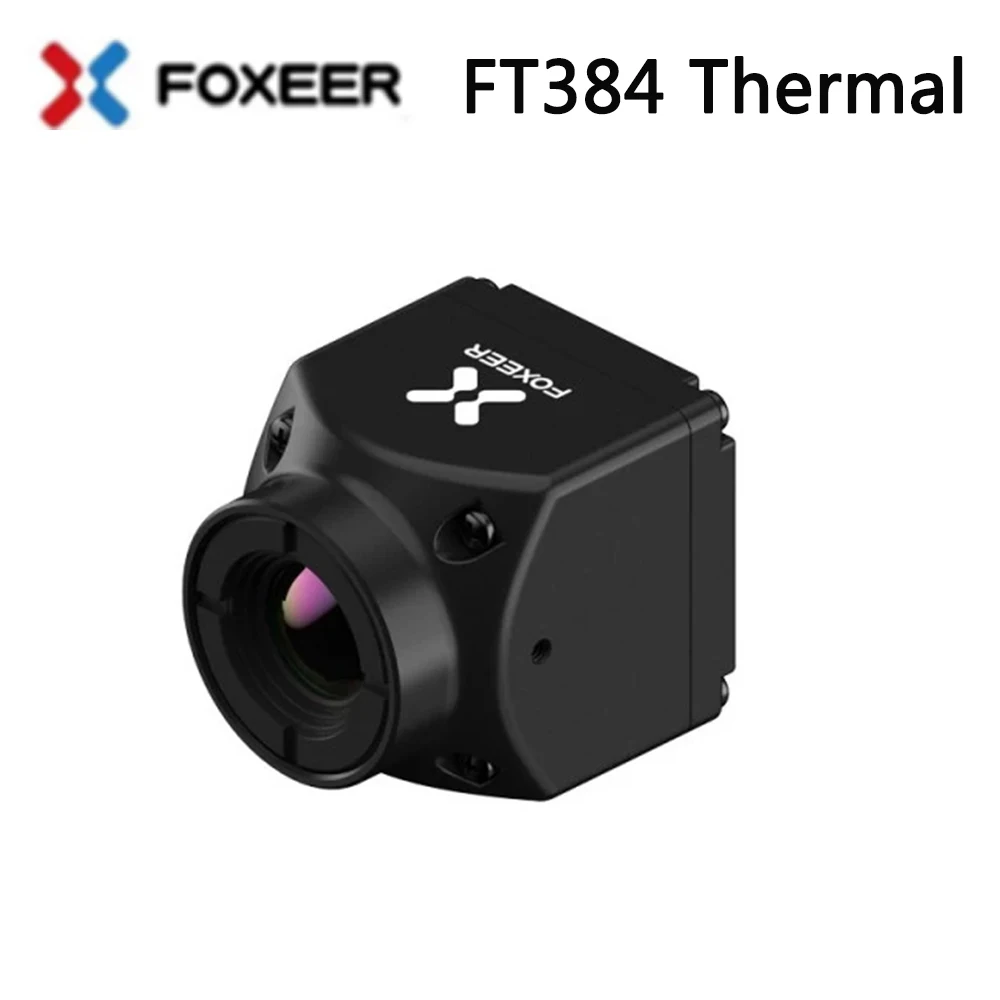 

Foxeer FT384 Thermal Analog CVBS Camera CNC Case 384x288 High Resolution 25.8*25.8*28mm for FPV Drone DIY Parts