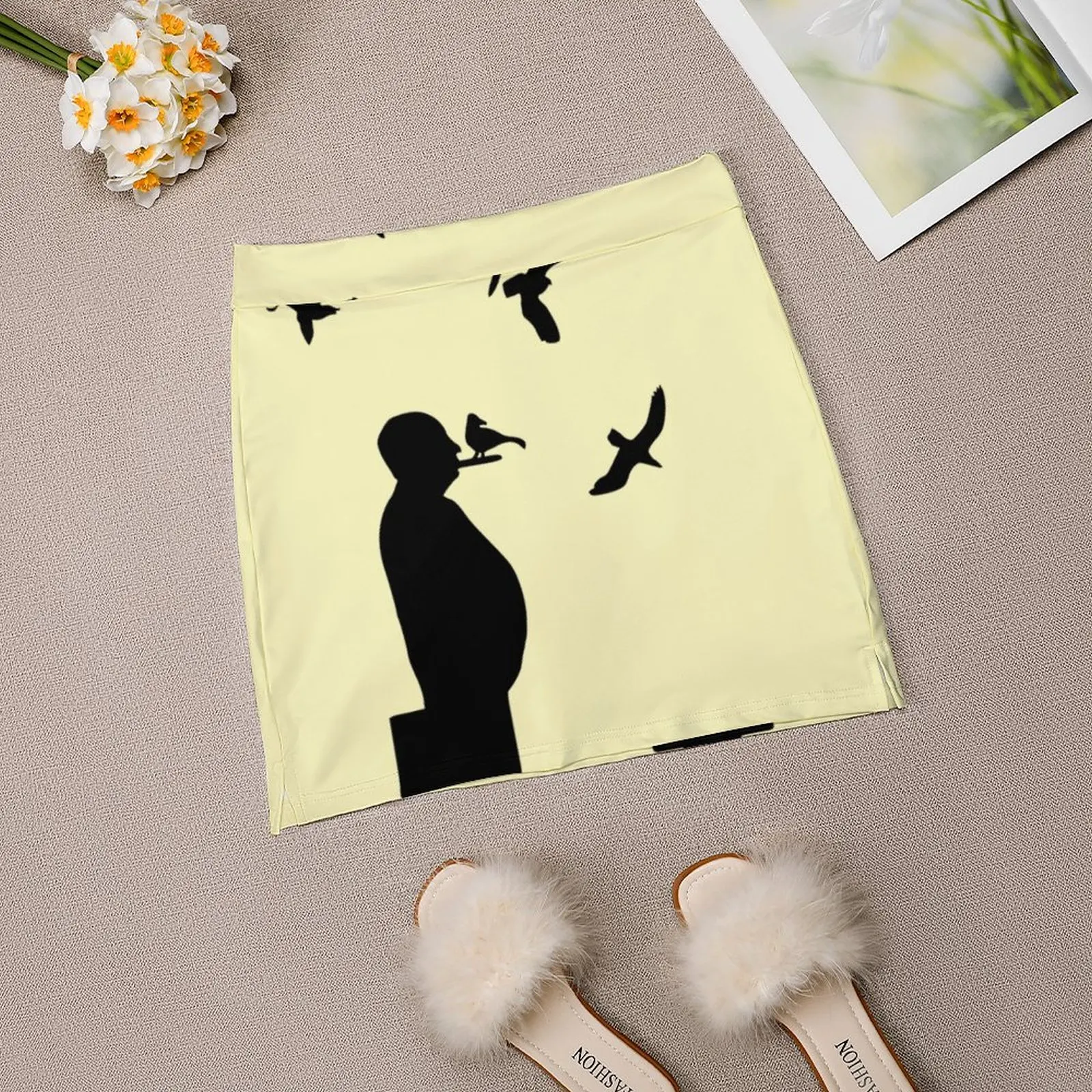 Alfred Hitchock Birds силуэт женская модная спортивная юбка с карманами теннисные юбки для