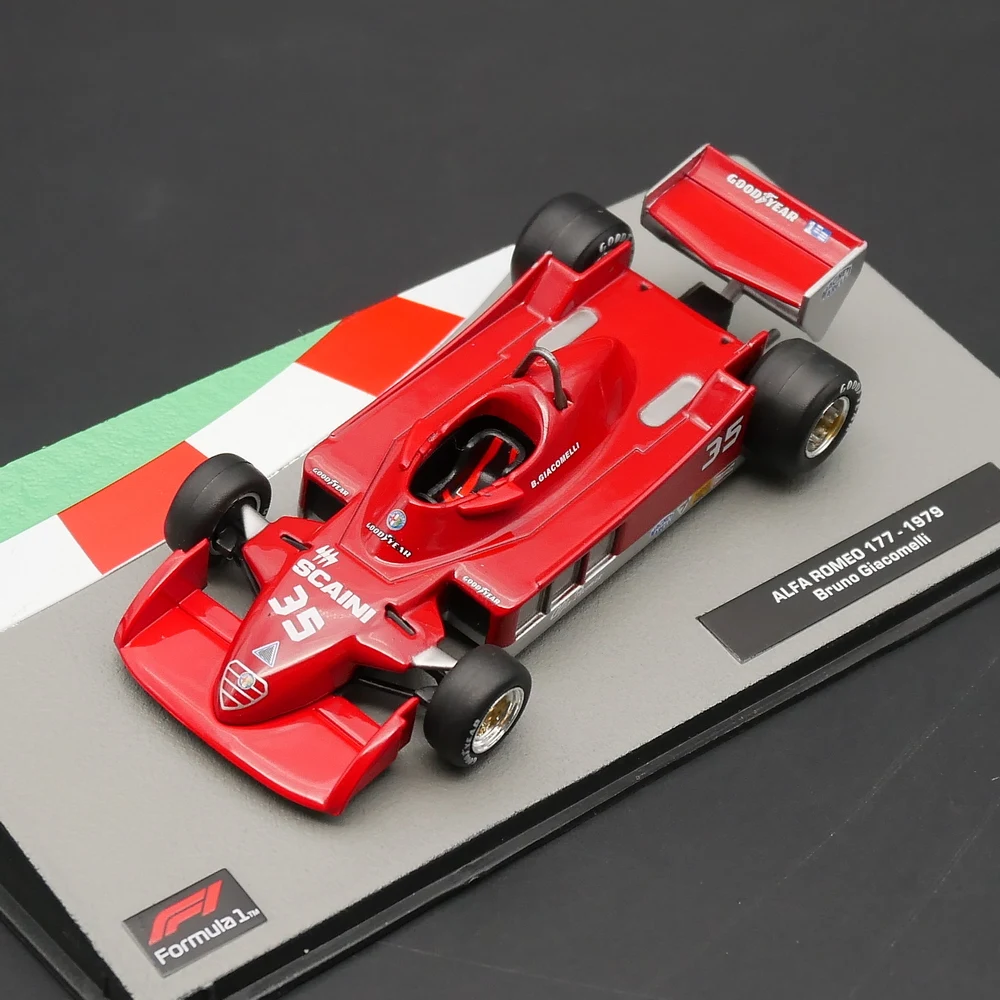 

Ixo 1:43 Alfa Romeo 177 1979 Bruno Giacomelli литой автомобиль Игрушечная модель