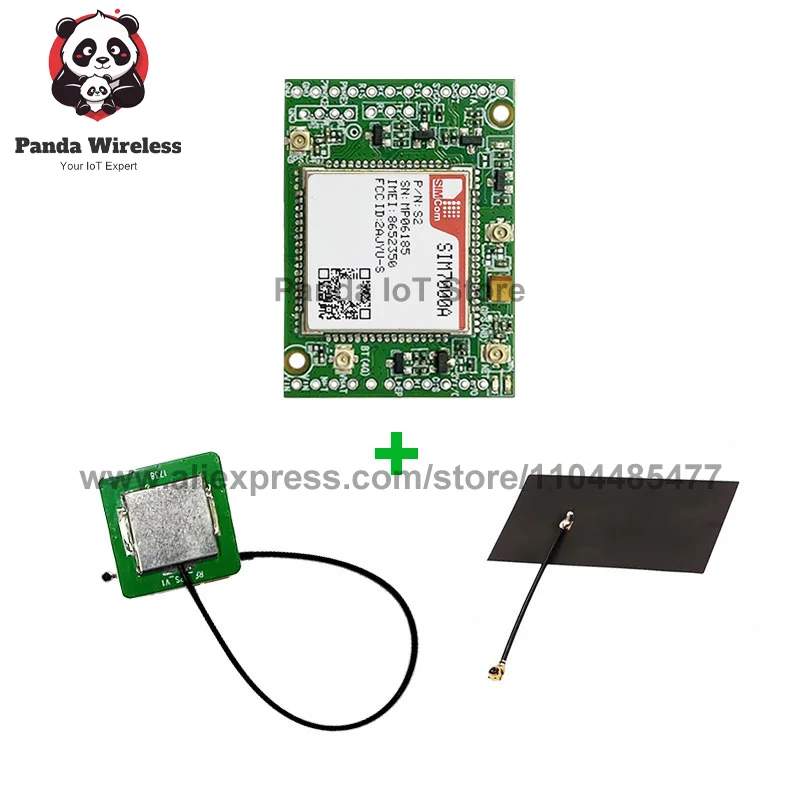Фото SIM7000A Core BOARD LPWA+NBIOT+CATM+GSM 23PIN B1/B2/B3/B4/B5/B8/B12/B13/B17/B18/B19/B20/B25/B26/B28/B39 с GPS-антенной FPC №1