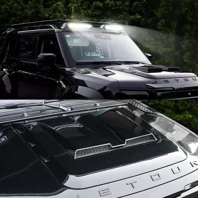 Обновленный прожектор на крыше решетка капота комплект кузова Star Defender для Jetour T2