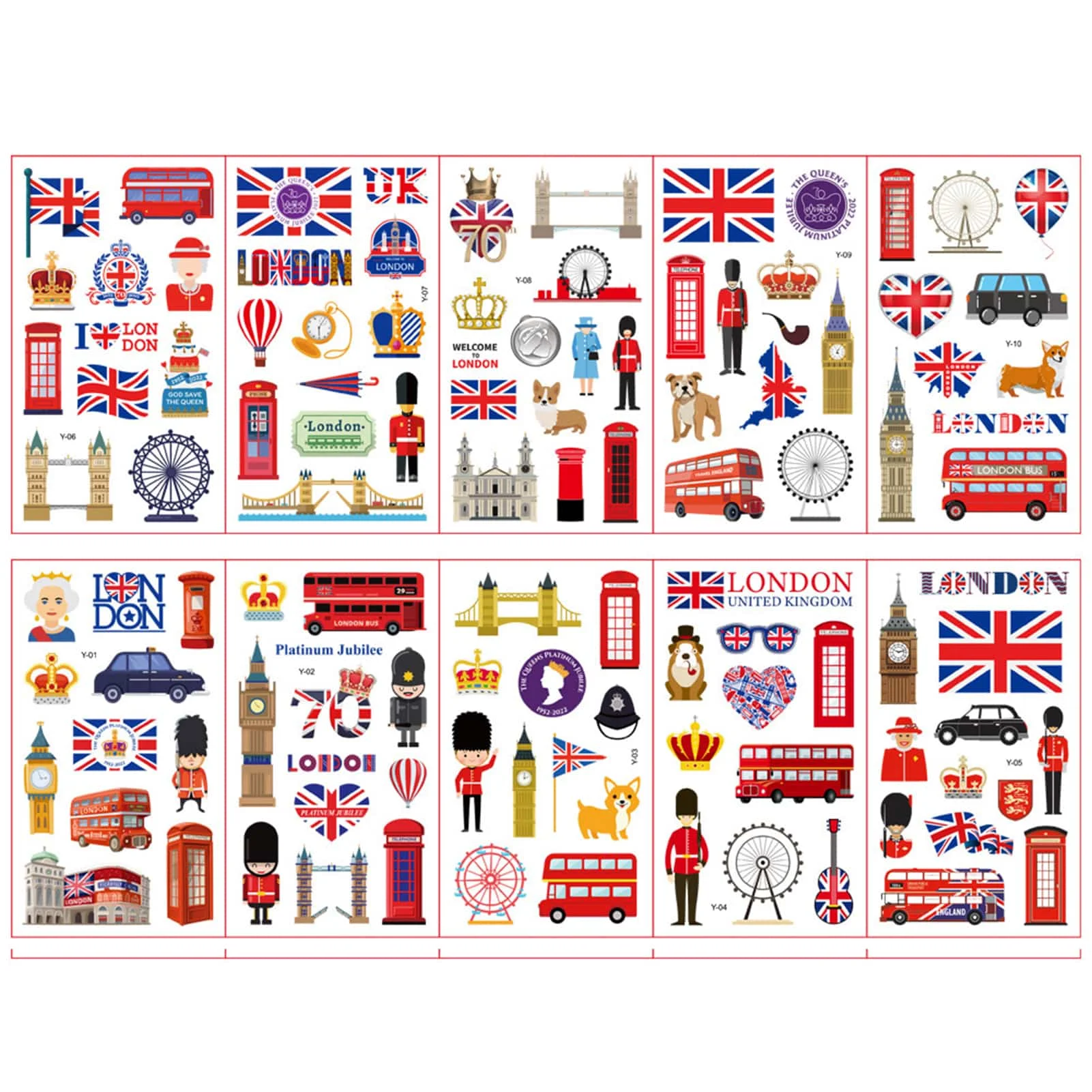 

Тату-наклейка с британским флагом, временные татуировки с флагом s Union Jack, наклейка с британским флагом для лица, рук, тела, безопасная стирка