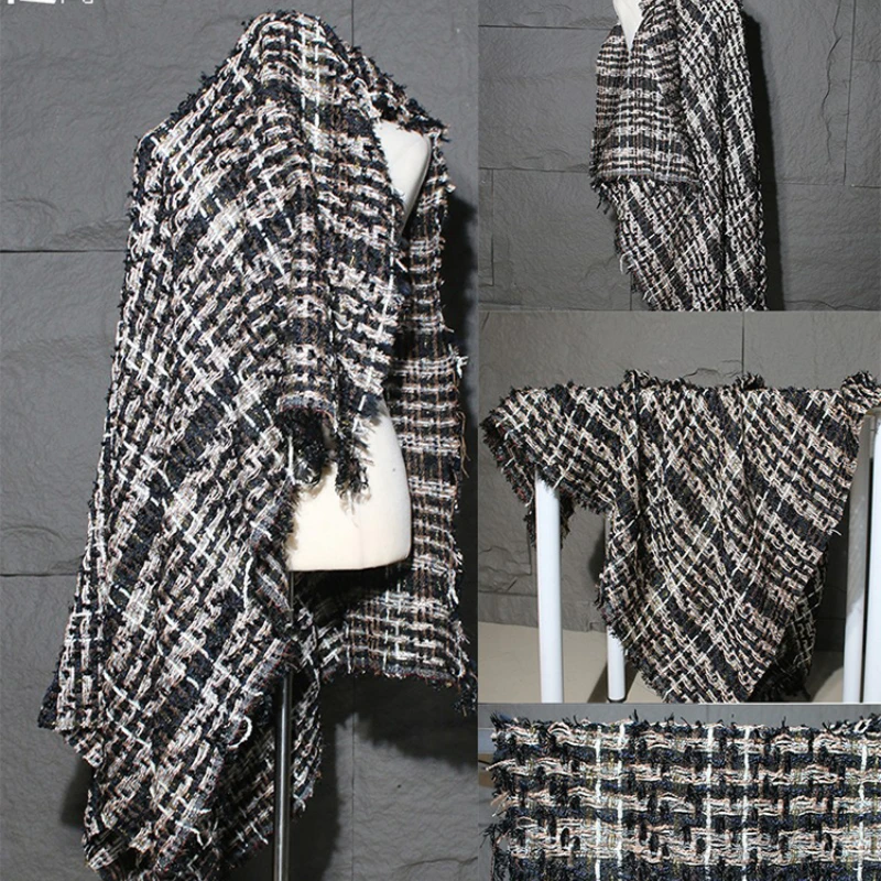 

Маленькая Очаровательная ткань золотистая ткань осень-зима модная твидовая сумка для платья дизайнерская ткань художественные изделия шитье полиэфирный материал