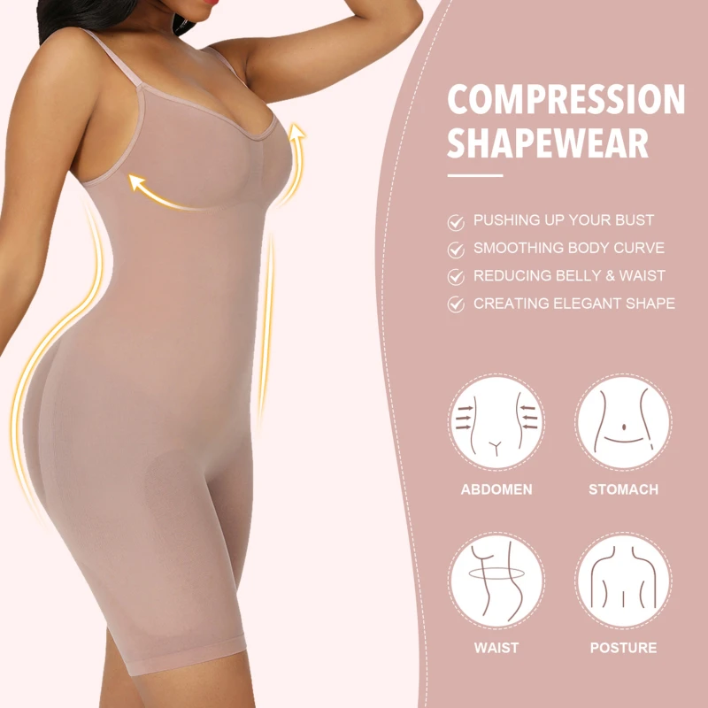 

Корсет женский бесшовный с эффектом пуш-апа