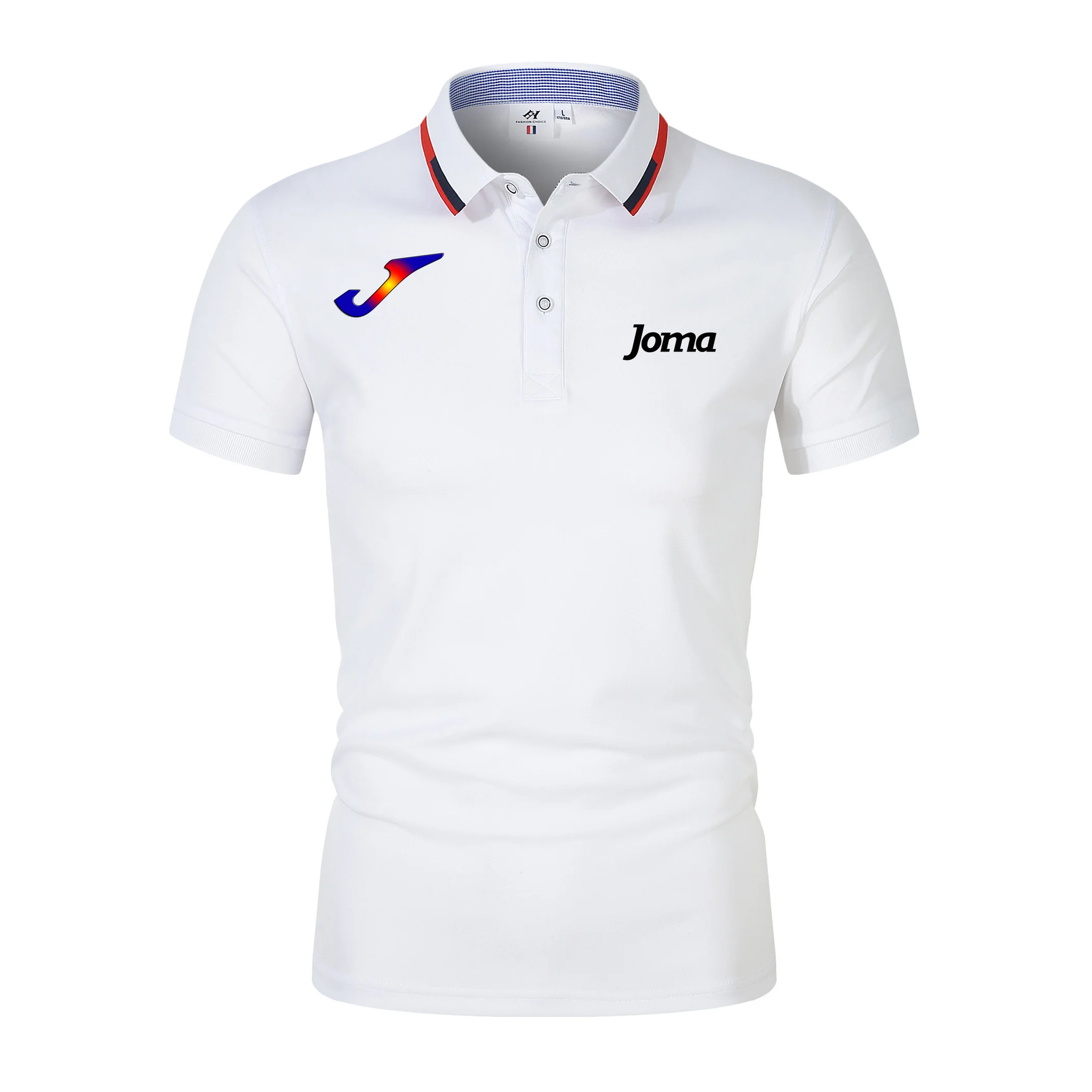 

2023New JOMA Summer High Quality Men Polo Shirts Casual Breathable Short Sleeve Mens Shirts Stand Collar Polo Shirt