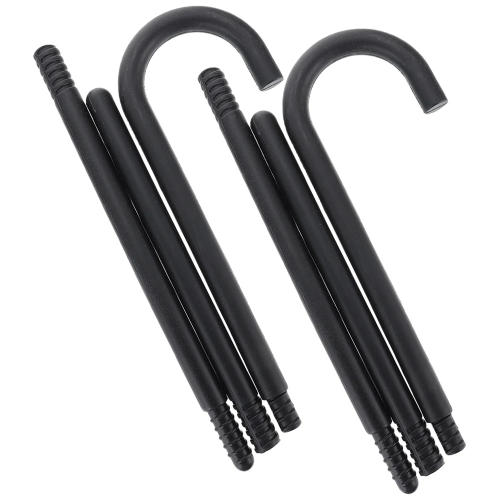 

2 Sets Props Halloween Decoration Appearing Cane Plastic Decorative Crutch Stick