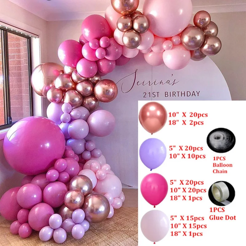 

126pcs Arche Ballon Safari Birthday Party Decoration Macaron Metal Balloon Garland Arch Kit Wedding Suppliers Baby Shower Decor