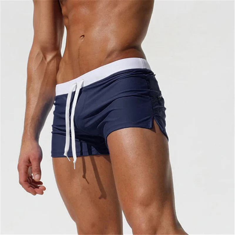 

2022 New Swimwear Men Sexy Swimming Trunks Sunga Hot Swimsuit Mens Swim Briefs Beach Shorts Mayo De Praia Homens Maillot De Bain