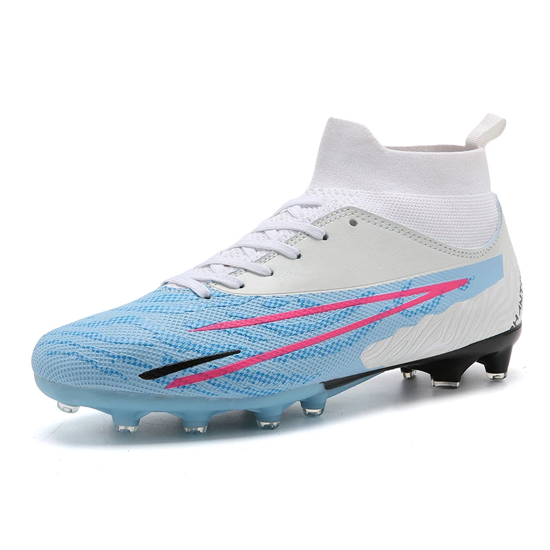 Men's Long Nail Soccer Shoes TF/FG Professional Anti Slip Football Boots Outdoor High Quality Children's Soccer Shoes Sneakers