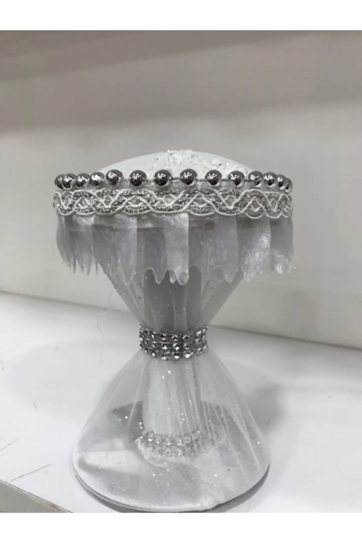 

MALZEMELERInelik (white) henna bride veil welon