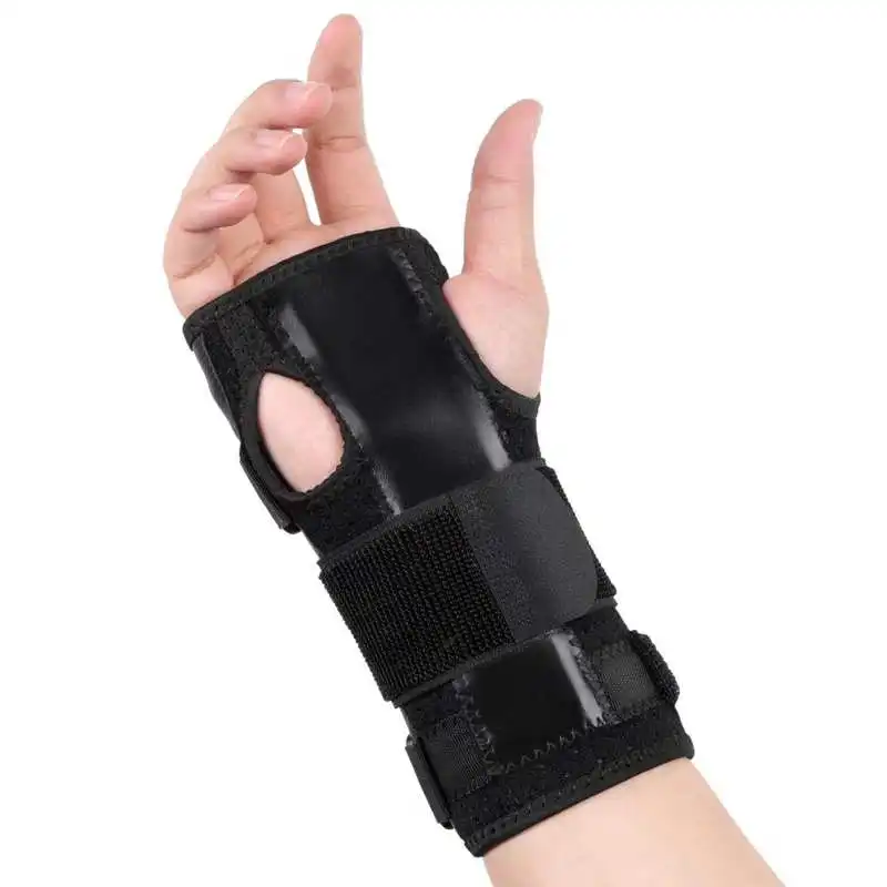 

Wrist Guard Band Brace Support Carpal Tunnel with Removable Splint Stabilizer Sprain Strain Gym Strap Sports Pain Relief Bandage