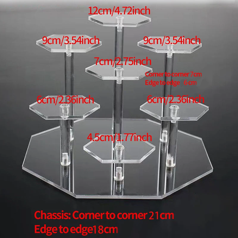 

7-уровневая акриловая подставка для фигурок