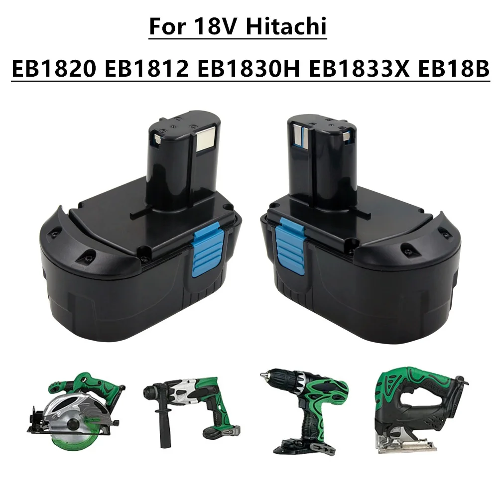 Никель-кадмиевый аккумулятор Hitachi 18 в 12800 мАч для электроинструмента EB1820 EB1812 EB1830H