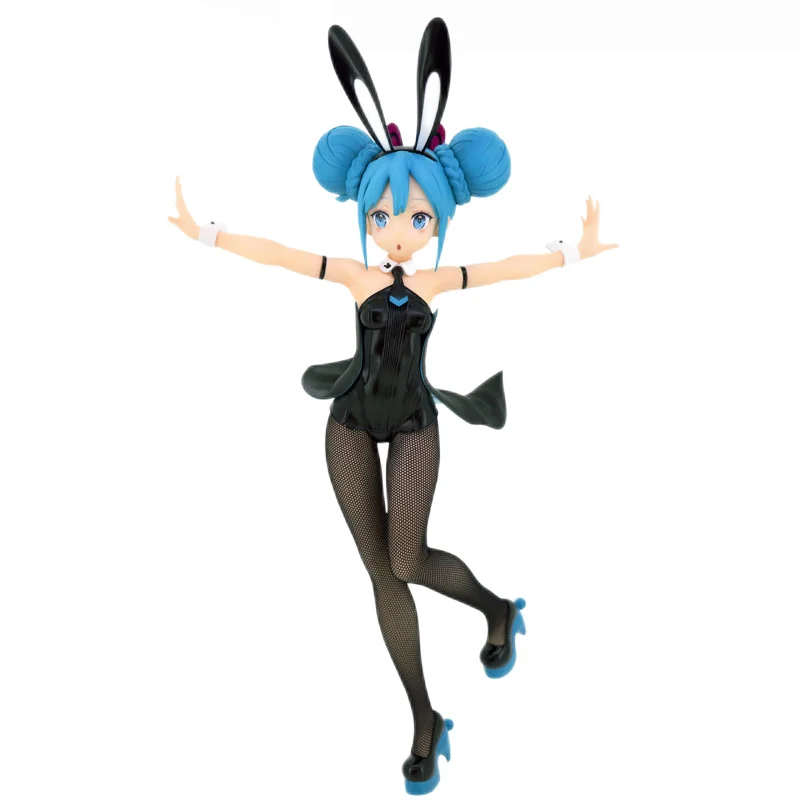 

31cm New Original Anime Character Furyu Vocaloid Hatsune Miku Bunny Girl Action Figure Series Table Decor Collection Model Toys