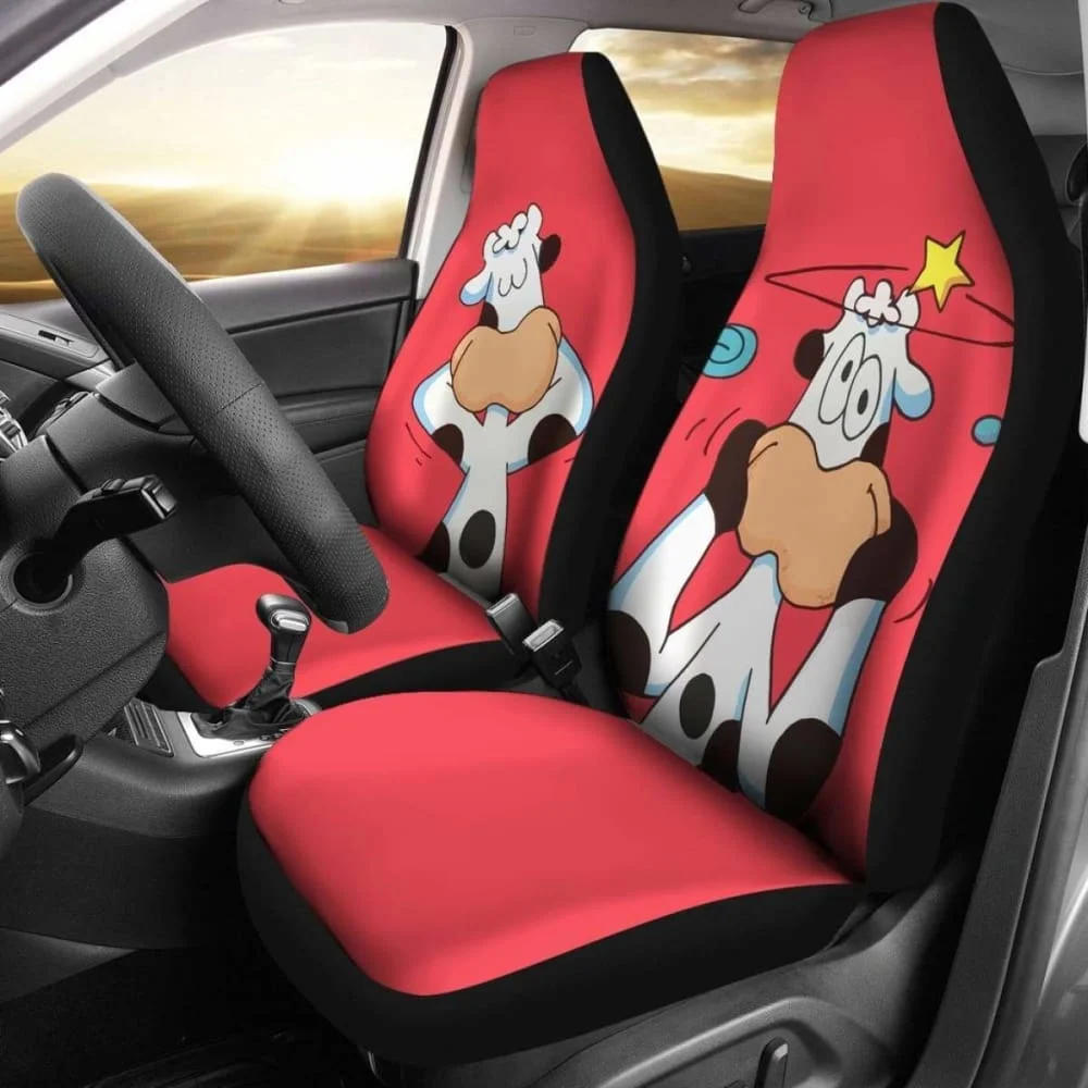 

Car Seat Covers Cow Lovers 17 144730,Pack of 2 Universal Front Seat Protective Cover