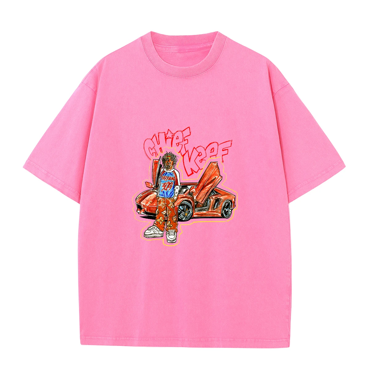 

Chief Keef Blouse TOP Printed T Shirt for Men 100% Cotton Casual Short Sleeve Unisex Classic T-shirts Women Summer Clothing